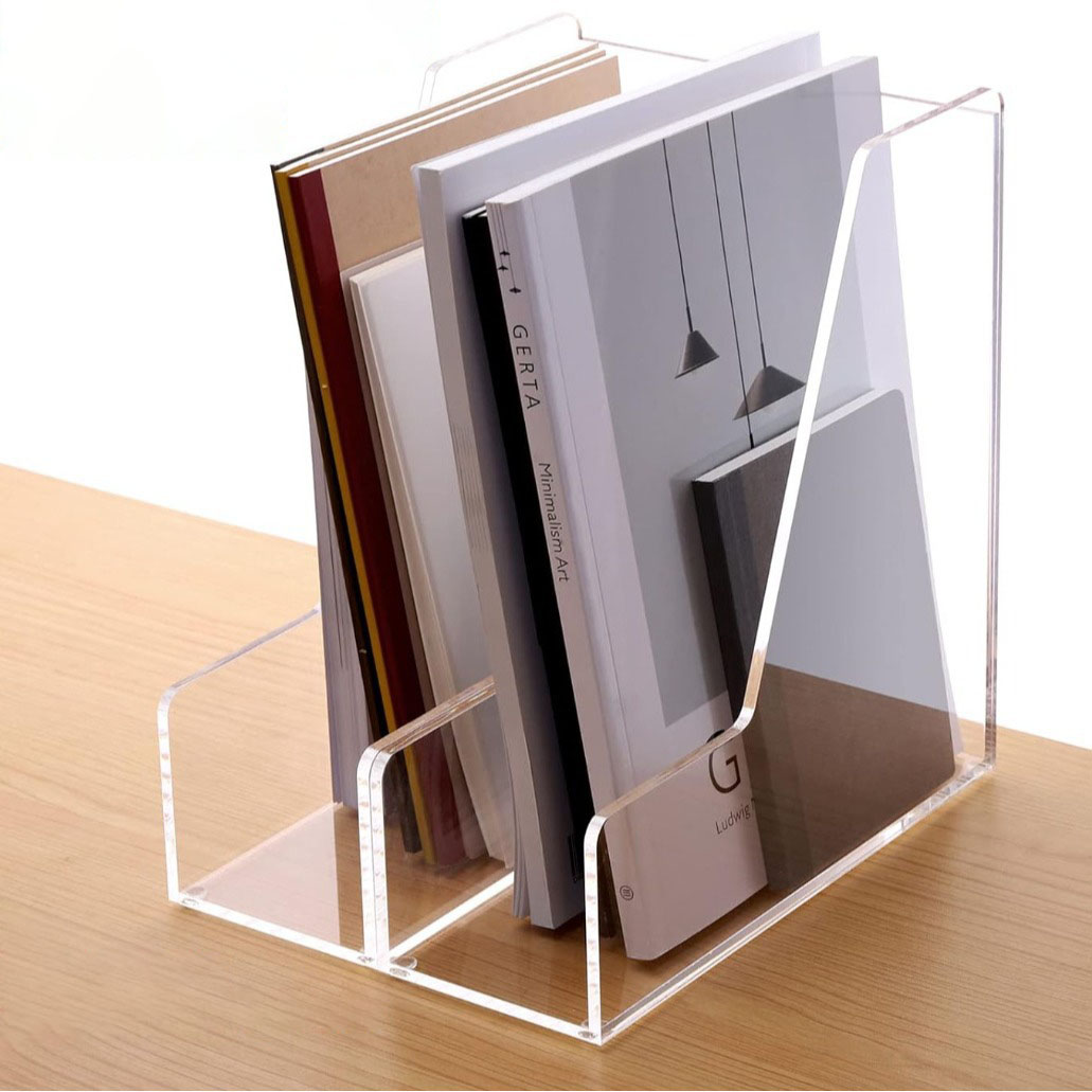 Transparent Acrylic File and Stationery Organizer
